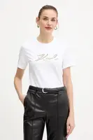 Bavlněné tričko Karl Lagerfeld