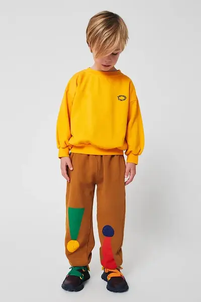 Bobo Choses Dětské bavlněné tepláky Bobo Choses Chess Pawn