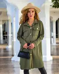 Resti Women's Shirt Type Coat