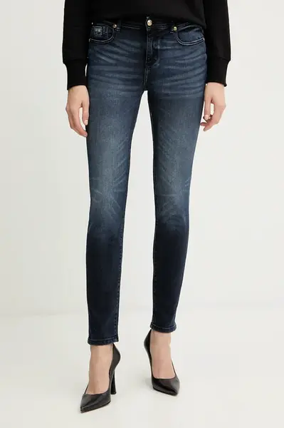 Džíny Versace Jeans Couture dámské, modrá barva, 79HAB5K1 CDWAB