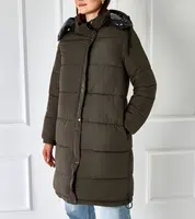 Gemre Black-green reversible long Cesario jacket
