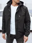 Kurtka męska przejściowa czarna Dstreet
