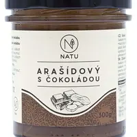NATU Arašídový krém s hořkou čokoládou 300 g