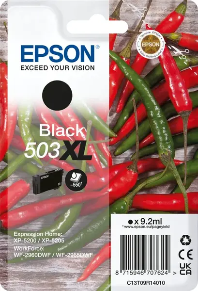 Epson 503XL T09R140 C13T09R14010 černá (black) originální cartridge