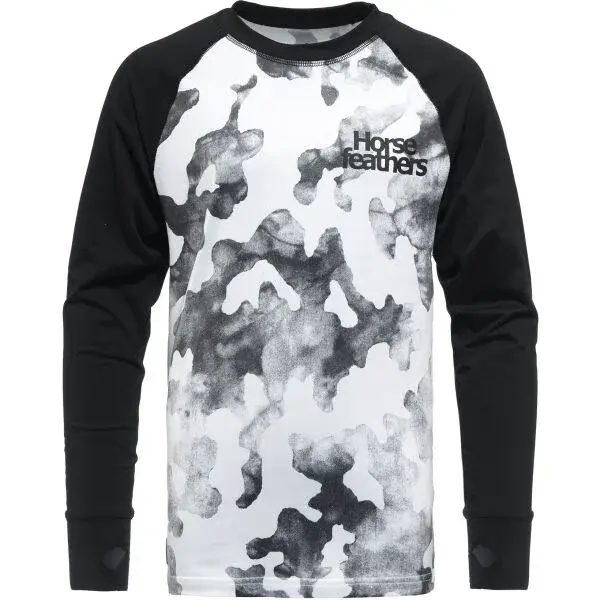 Horsefeathers MATAR SET YOUTH Dětský termo set, bílá, velikost