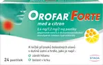 OROFAR Forte med a citron 24 pastilek