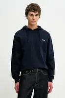 Bavlněná mikina A.P.C. Boxy Petit Vpc pánská, tmavomodrá barva, s kapucí, hladká, COHBR-H27917