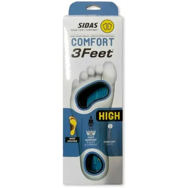 Sidas 3FEET COMFORT HIGH Vložky do bot, modrá, velikost 39-41