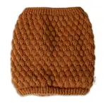 Baby Nellys Pletený nákrčník/komínek  - hnědý