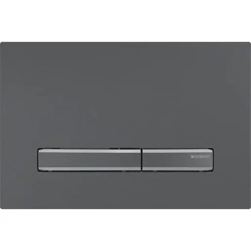 Geberit Sigma50 ovládacie tlačidlo mosadz čierny chróm 115.671.QD.2