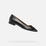 Black women's ballet flats Geox Charyssa - Women's