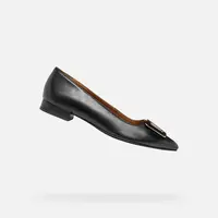 Black women's ballet flats Geox Charyssa - Women's
