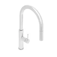 Drezová batéria SAT s vyťahovacou spŕškou, 2 prúdy chróm SATBSD286