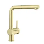 Drezová batéria Blanco LINUS-S s výsuvnou spŕškou saténovo zlatá 526684