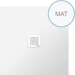 Polysan Flexia sprchová vanička štvorcová 100x100 cm liaty mramor 71552MAT