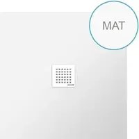 Sprchová vanička štvorcová Polysan Flexia 100x100 cm liaty mramor 71552MAT