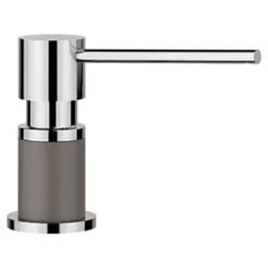 Dávkovač saponátu BLANCO LATO sivá vulkanická/chróm