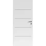 Interiérové dvere Naturel Ibiza alu ľavé 70 cm biele IBIZAALUCPLB70L