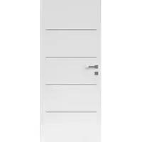 Interiérové dvere Naturel Ibiza alu ľavé 70 cm biele IBIZAALUCPLB70L