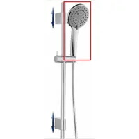 Sprchová hlavica SIKO, šedá, 3 funkcie SIKOBSRS231
