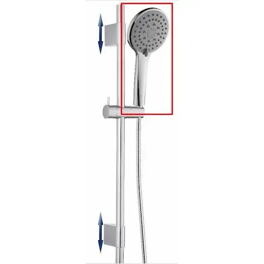 Sprchová hlavica SIKO, šedá, 3 funkcie SIKOBSRS231