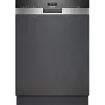 Vstavaná umývačka riadu Siemens 60 cm brúsená oceľ SN55ES12CE