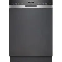 Vstavaná umývačka riadu Siemens 60 cm brúsená oceľ SN55ES12CE