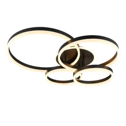 Trio Drake stropné svetlo čierna 632210432 TR632210432