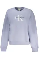 CALVIN KLEIN WOMEN&#39;S PURPLE ZIP-UP SWEATSHIRT