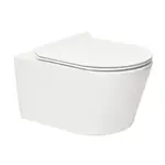 WC závesné SAT Brevis s doskou softclose, so zadným odpadom SATBRE011RREXP