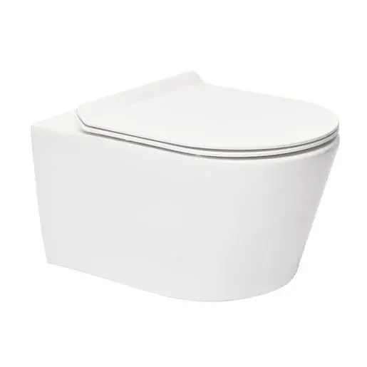 WC závesné SAT Brevis s doskou softclose, so zadným odpadom SATBRE011RREXP