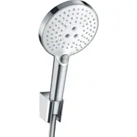 Hansgrohe Raindance Select S sprchová hlavica s hadicou biela/chróm 26721400