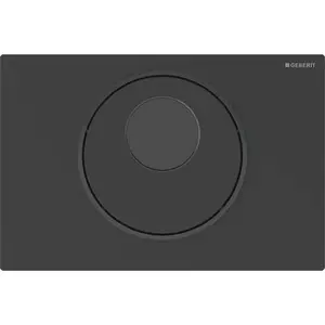 Geberit Sigma10 ovládacie tlačidlo oceľ matná čierna 115.890.16.6