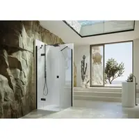 Hüppe SolvaPro s nástěnnou lištou krídlové dvere s pev. segm. solvapro 7T0302.123.322