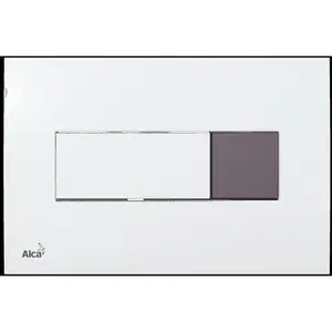 Ovládacie tlačidlo Alca plast biela lesk M370SB