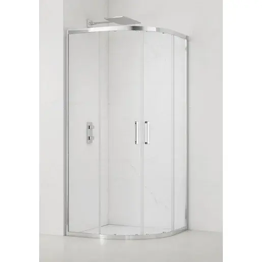 Sprchový kút štvrťkruh 90x90 cm SAT TEX SIKOTEXS90CRT