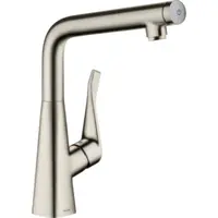 Hansgrohe Metris Select M71 drezová batéria s otočným raménkem vzhled nerezu 14883800