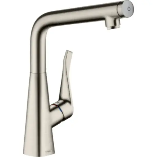 Hansgrohe Metris Select M71 drezová batéria s otočným raménkem vzhled nerezu 14883800
