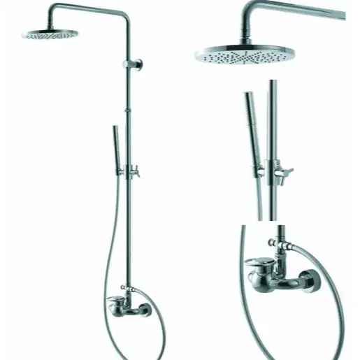 sprchový systém INDUSTRIAL so sprchovou batériou, chróm SIKOBWFSSSCR