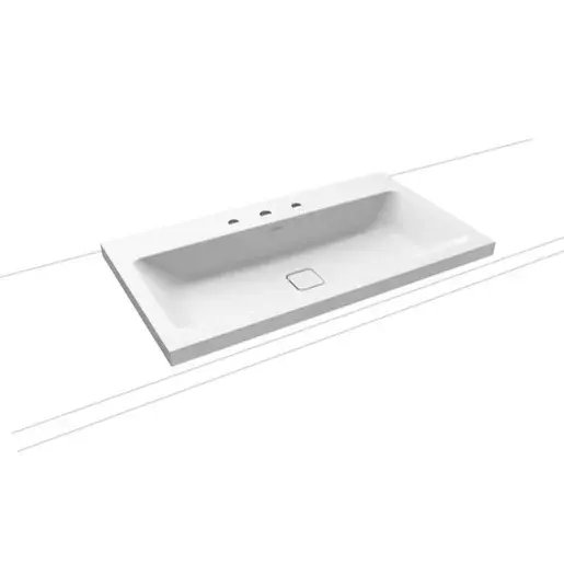 Kaldewei Cono umývadlo na dosku 3084 90x50 cm alpská biela bez prepadu 902006033001