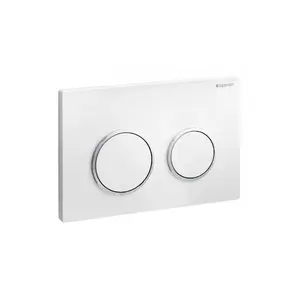 Geberit Omega20 ovládacie tlačidlo plast biele 115.085.KJ.1