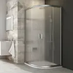 Ravak Blix sprchový kút štvrťkruh 80x80 cm 3b240u00zg BLCP480GS