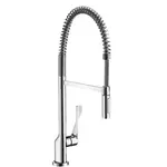 Hansgrohe Axor Citterio drezová batéria s vyťahovacou sprškou vzhľad nerezu 39840800