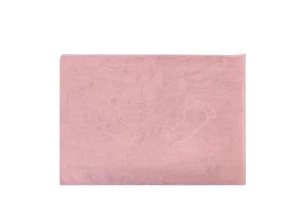 Koupelnová předložka EVOLA 50x70 cm světle růžová, 100% bavlna