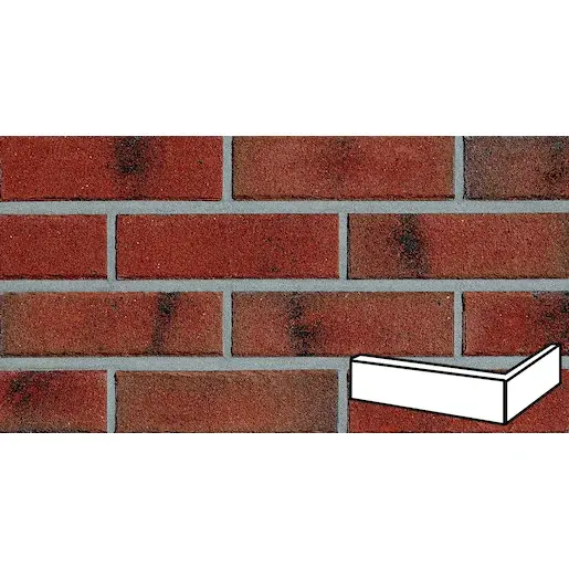 Roh Fasádny Klinker tmavo tehlová 7,1x24x11,5 cm RMANUSBAC