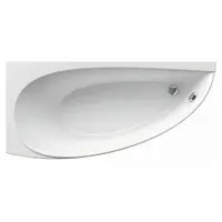 Ravak Avocado asymetrická vaňa 160x75 cm akrylát ľavá cq01000000 AV1600L