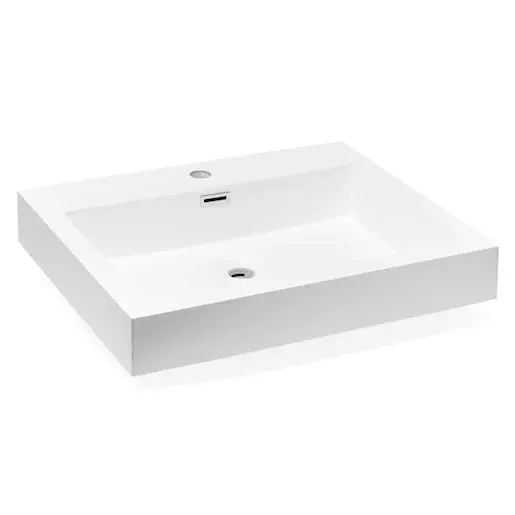 Nábytkové umývadlo Naturel Verona 60x48 cm otvor pre batériu uprostred VE6048