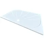 Sprchová vanička obdĺžniková SAT Limnew 160x80 cm liaty mramor LIMNEW16080