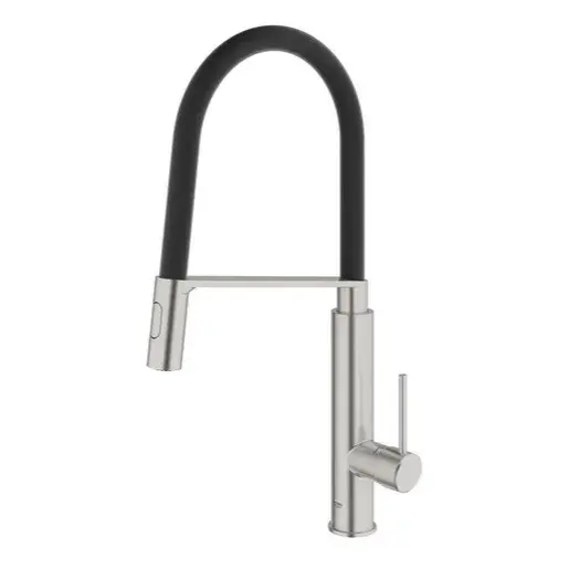Grohe Concetto New drezová batéria s vyťahovacou sprškou supersteel 31491dc0 G31491DC0