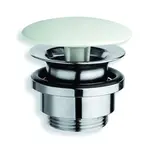 Silfra prietoková zátka, klobúk keramika, biela PZATKAKB